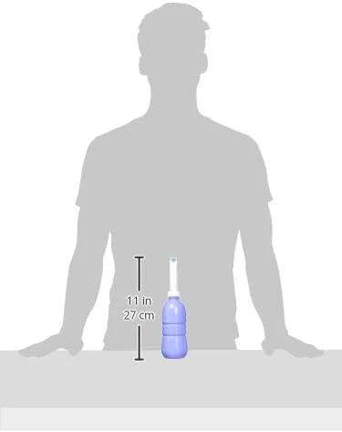 Gospa Travel Bidet GS-70 Easy-To-Use Portable Bidet with Convenient Nozzle Storage, Travel Bag, 400 Ml Capacity, and Angled Nozzle Spray