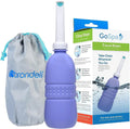 Gospa Travel Bidet GS-70 Easy-To-Use Portable Bidet with Convenient Nozzle Storage, Travel Bag, 400 Ml Capacity, and Angled Nozzle Spray